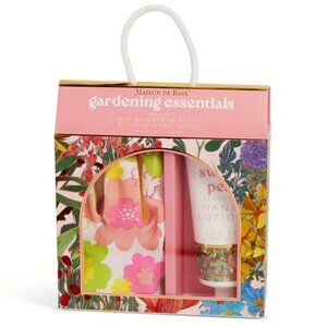 2pc Gardening Essentials Kit - Garden Gloves and Scented Hand Lotion